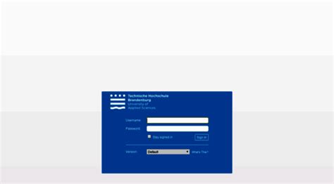 zimbra th brandenburg|WebMail.